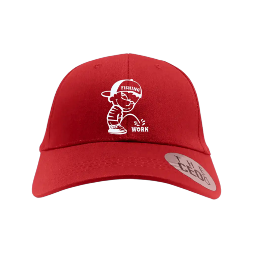 Fishing And Work Embroidered Baseball Hat