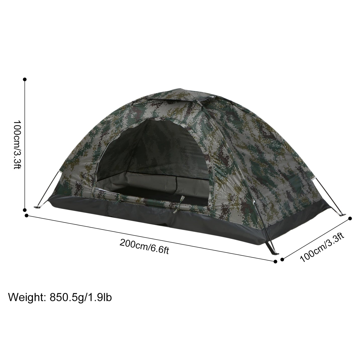 Tomshoo 1 or 2 Person Ultralight Camping Tent