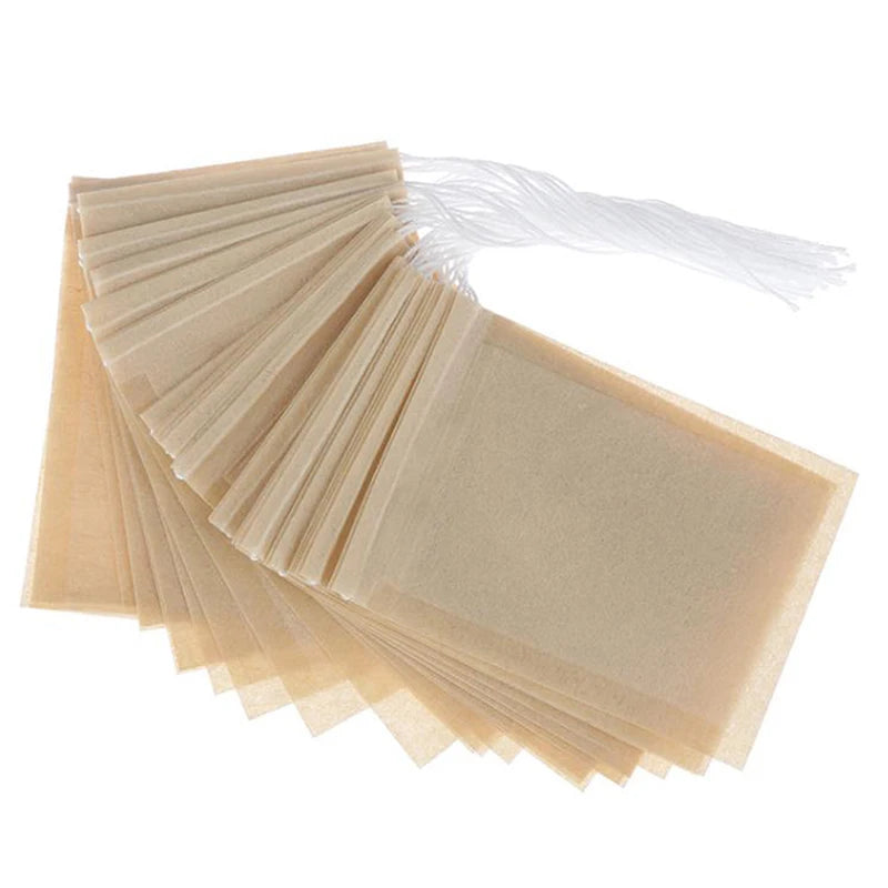 100Pcs Biodegradable Paper Tea Bags