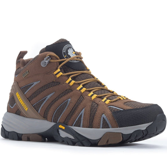 ROCKROOSTER Bedrock Brown Waterproof Hiking Boots with VIBRAM®