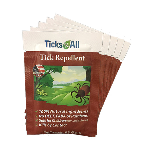 All Natural Tick Repellent Wipes (5 ct.)