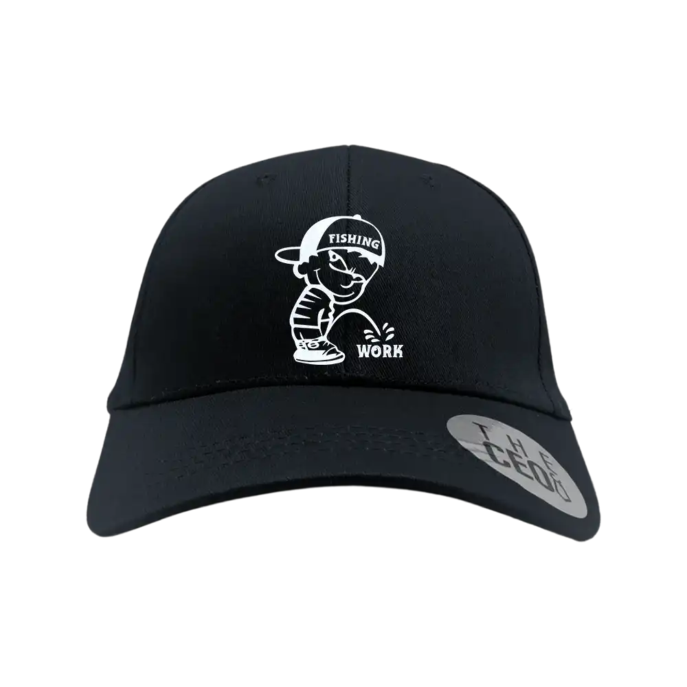 Fishing And Work Embroidered Baseball Hat