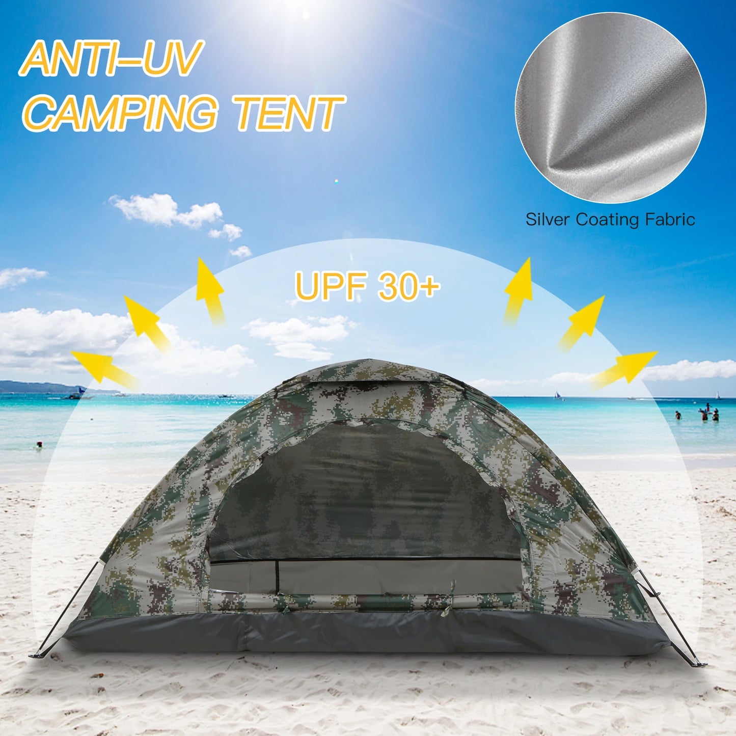 Tomshoo 1 or 2 Person Ultralight Camping Tent