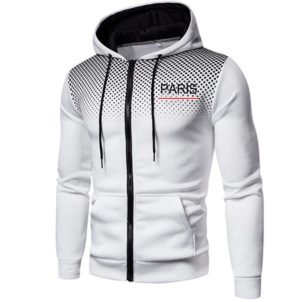 Men's Hooded zip Sweatshirt