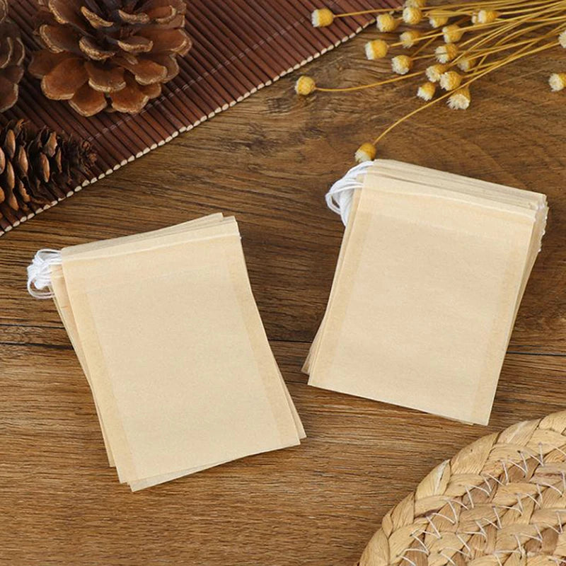 100Pcs Biodegradable Paper Tea Bags