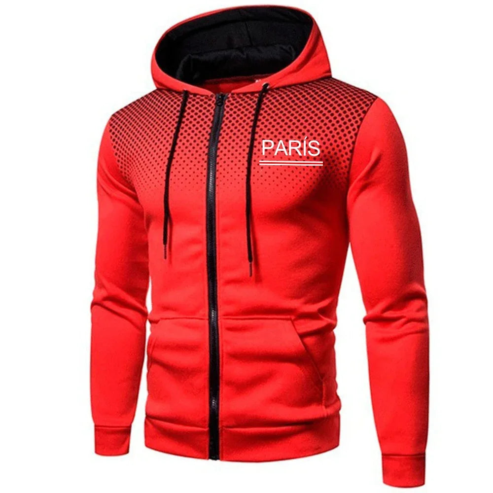Men's Hooded zip Sweatshirt