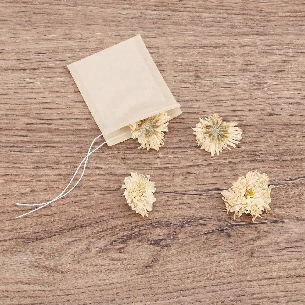 100pcs Unbleached, biodegradable tea/coffee bags