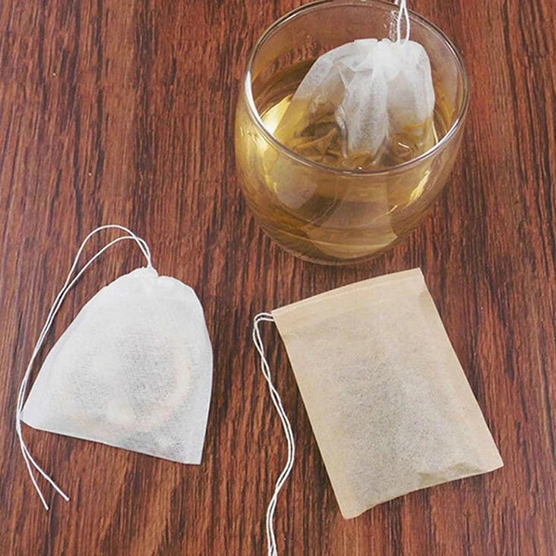 100Pcs Biodegradable Paper Tea Bags