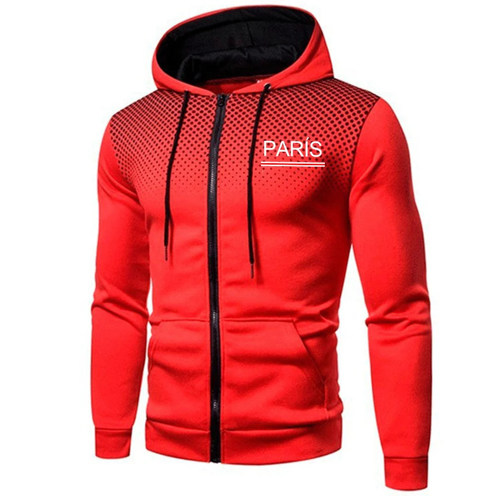 Men's Hooded zip Sweatshirt