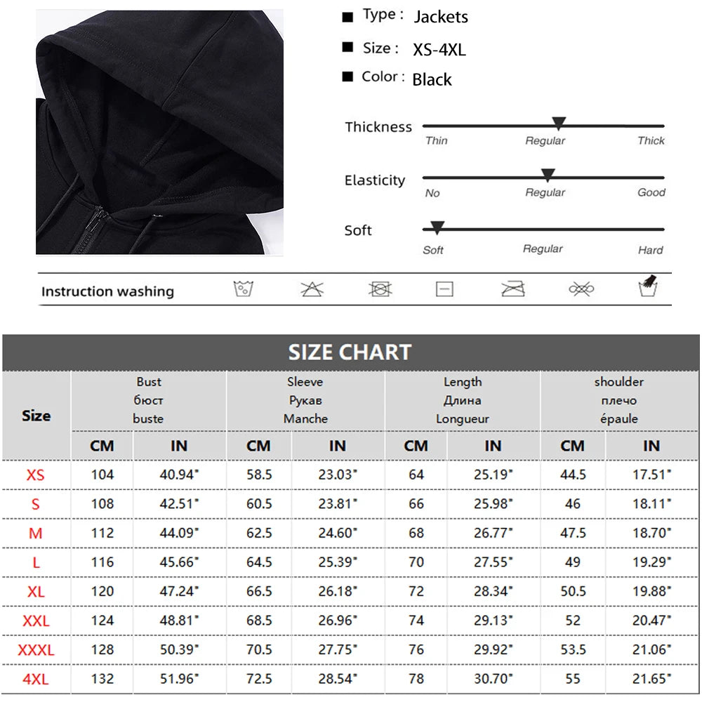 Men's Hooded Front Zip Sweatshirt