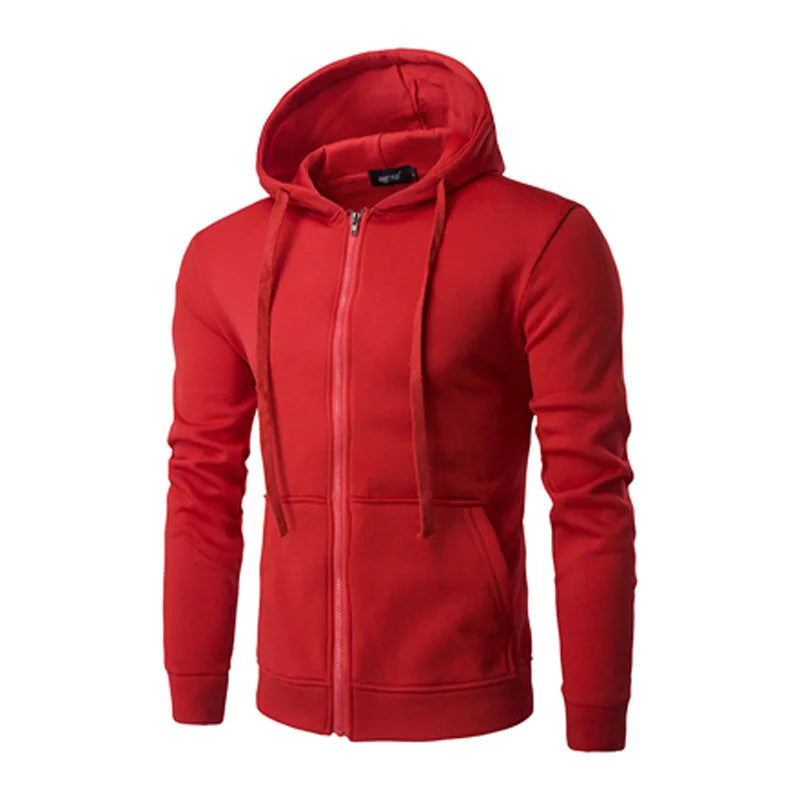Men's Hooded Front Zip Sweatshirt