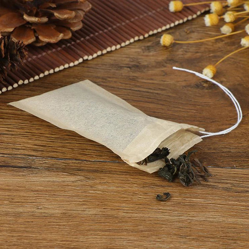 100Pcs Biodegradable Paper Tea Bags