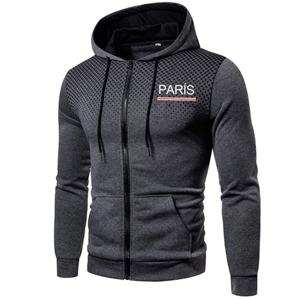 Men's Hooded zip Sweatshirt