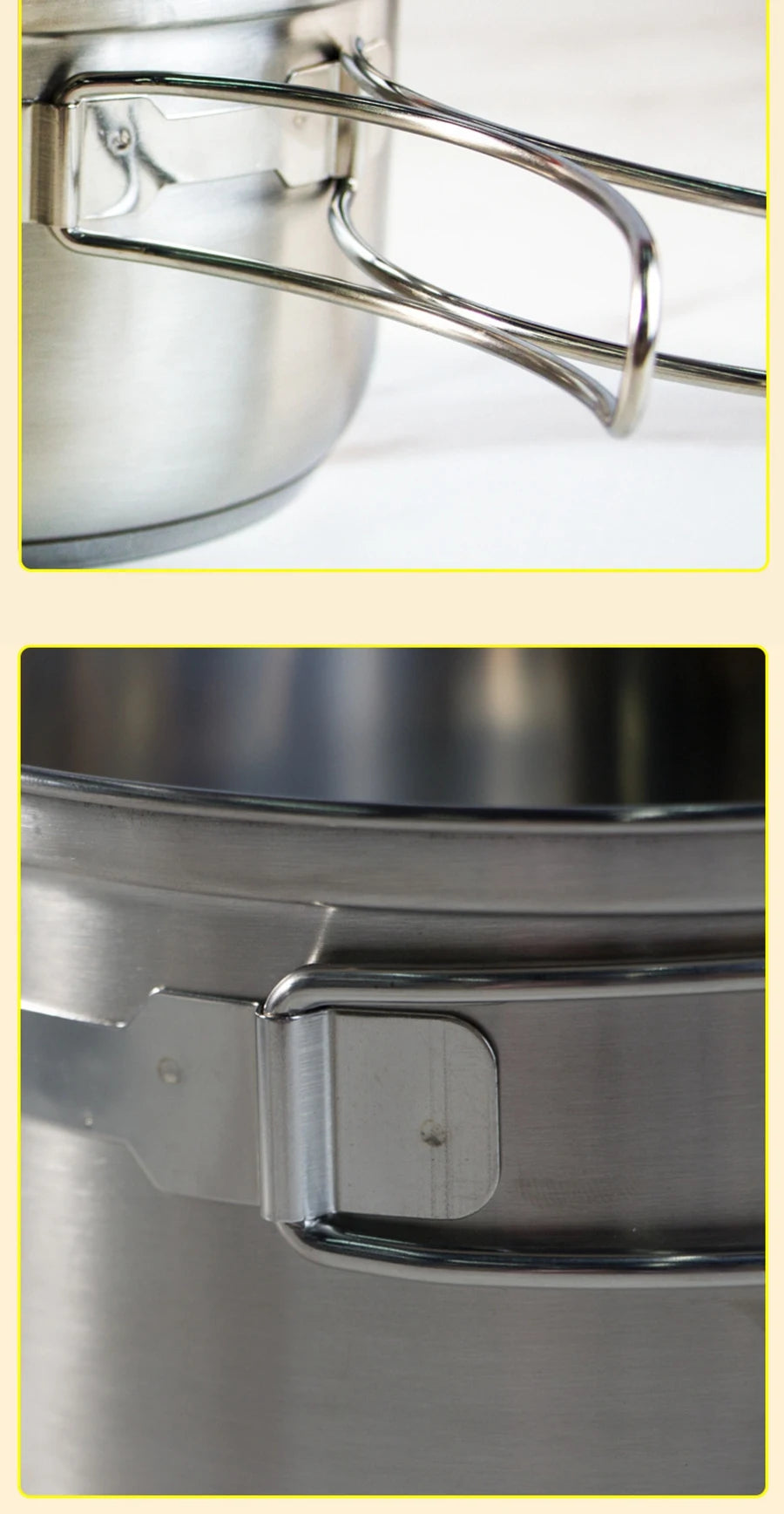 Stainless Steel 8pc Cookware Set