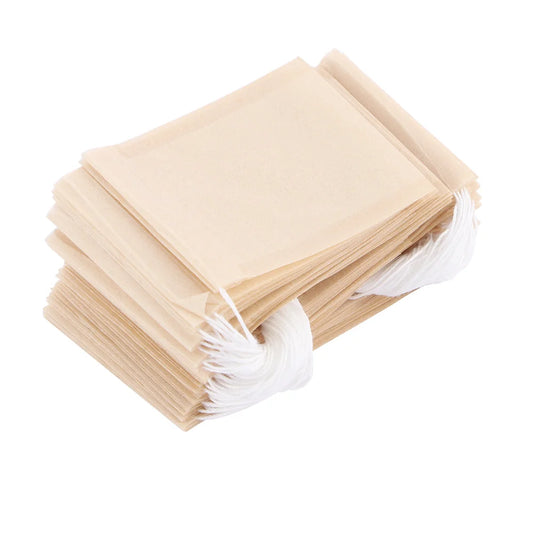 100pcs Unbleached, biodegradable tea/coffee bags