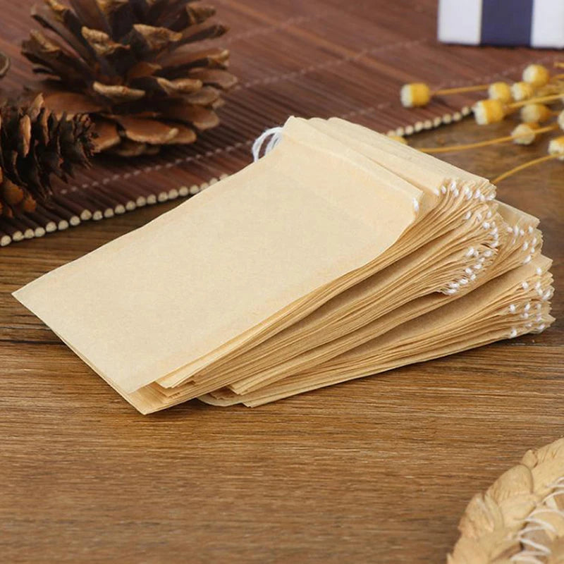 100Pcs Biodegradable Paper Tea Bags