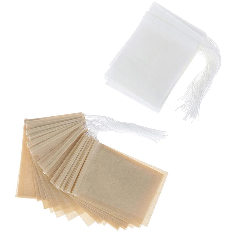 100Pcs Biodegradable Paper Tea Bags