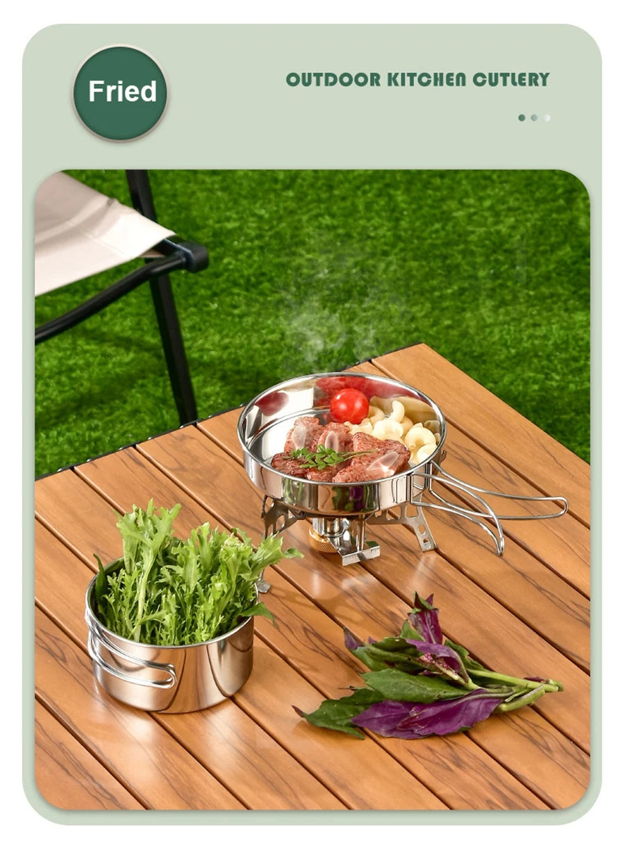 Stainless Steel 8pc Cookware Set