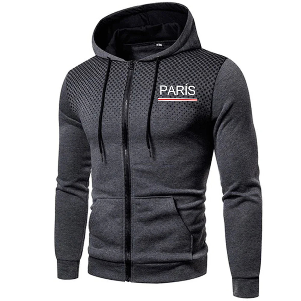 Men's Hooded zip Sweatshirt