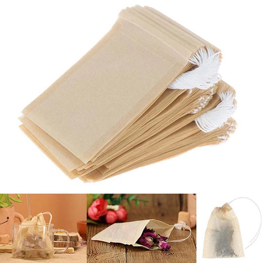 100Pcs Biodegradable Paper Tea Bags