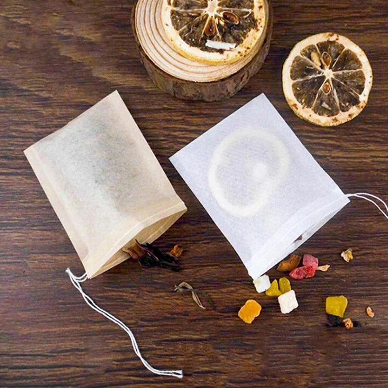 100Pcs Biodegradable Paper Tea Bags