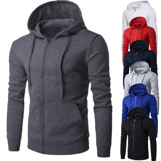 Men's Hooded Front Zip Sweatshirt