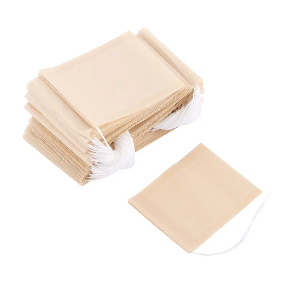 100pcs Unbleached, biodegradable tea/coffee bags