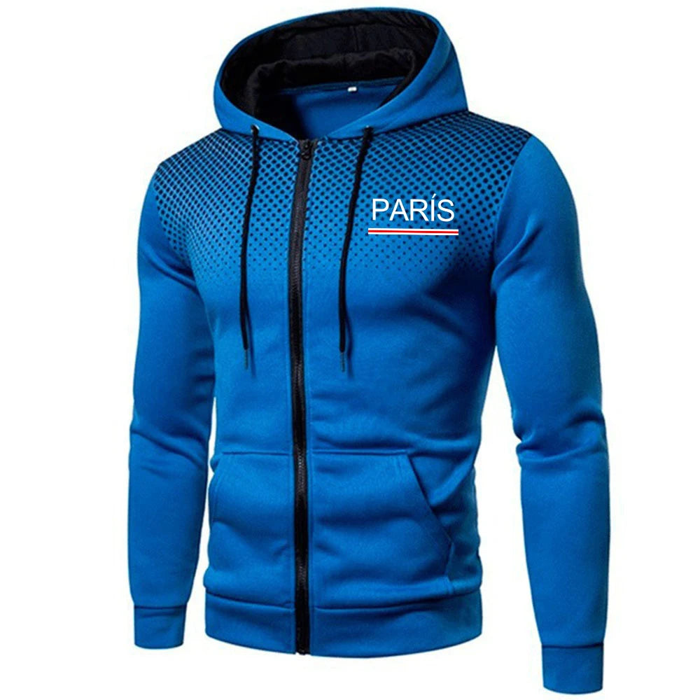 Men's Hooded zip Sweatshirt