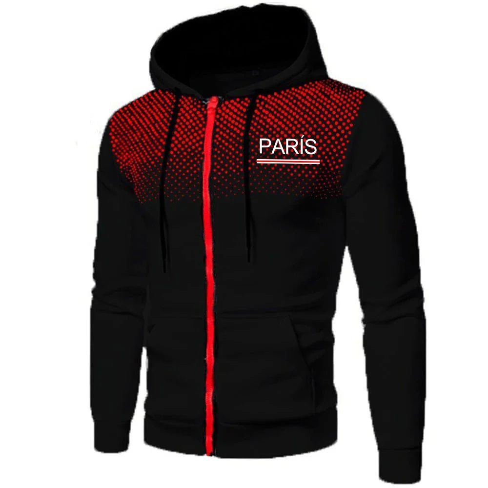 Men's Hooded zip Sweatshirt